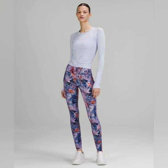 🆕 Lululemon Fast and Free Brushed High-Rise Tight 28" Atmospheric Purple 2 NWT - Picture 3 of 16